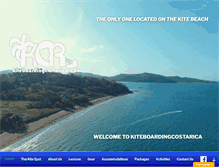 Tablet Screenshot of kiteboardingcostarica.com